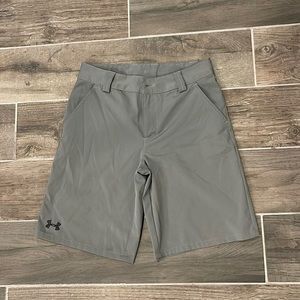 Under armor size youth medium gray shorts